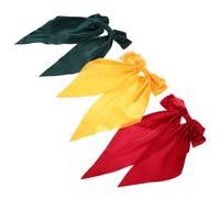 jojofuny 3pezzi Fiocchi per Capelli in Raso Coda Lunga Fermaglio per Capelli con Fiocco Grande Clip da Festa per Bambine Accessori per Styling dei Fermaglio per Fiocco in Raso