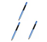 jojofuny 3pezzi Pennino Capacitivo Con Testa Disc e Fibra Stylus Per Schermi Touch Di Cellulari e Tablet Blu Scuro Per Disegno e Appunti Design Elegante