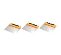 jojofuny 3pezzi Raschia Putty Acciaio Inossidabile Da Strumento Versatile Per Rimozione Macchie Applicazione Stucco e Finiture Per Pulizia Cucine e Superfici Domestiche