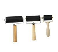 jojofuny 3pezzi Rotella per Lavori Artigianali in Gomma Resistente all Usura Rotella Portatile Compatta per Ragazzo Ragazza Manuale Multifunzione per Stampa e Incisione