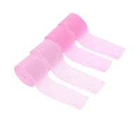 jojofuny 4 Nastro per Rollio di Carta da Disegno Tessuto Crepe Colorato Decorazione Streamer Nozze Luminoso Compleanno Arcobaleno Stella Filante Chiffon Nastro di Carta Crespa