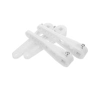 jojofuny 4 Pezzi Chiave per Sedile Wc in Plastica Bianca Alta Resistenza e Precisione, Accessorio per Riparazione e Sostituzione Toilette a Casa