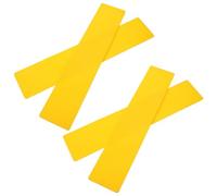 jojofuny 4 Pezzi Marcatori Piatto per Allenamento Tennis in TPE Giallo Buona Resistenza per Esercizi di Agilità e Lezioni in Palestra