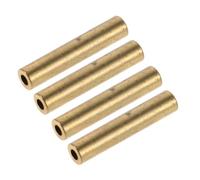 jojofuny 4 Pezzi Molla Divisoria per Porta Frigorifero in Rame Tubo Diritto Oro, Resistente e Versatile per Riparazioni, Accessorio per Sostituzione e Supporto Porta
