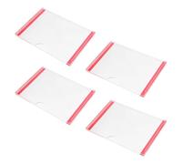 jojofuny 4 pezzi Porta Targhette Adesive Trasparenti in Acrilico per Porte Ufficio e Scuola Cornici Porta Cartelli Facili da Installare Senza Supporto Segnaletica per Muri Finestre e