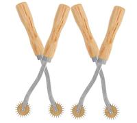 jojofuny 4 Pezzi Ruota Tracciatrice Ergonomica per Cucito e Lavori su Tessuti e Utensile Pratico per Marcatura e Creazione