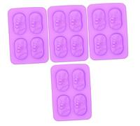 jojofuny 4 Pezzi Stampo Silicone Flessibile per Fai da Te Mold per Creativo Facile da e Riutilizzabile per Principianti e Decorazioni Casa