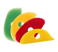 jojofuny 4 Pezzi Strumenti per Modellare Argilla Polimerica in Silicone Ergonomico Utensili per Scultura Ceramica con Angoli Arrotondati Sicuri Resistenti e Facili da Impugnare per