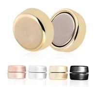 jojofuny 4 Set Accessorio Per Sciarpa Nero Hijab Magnetico Perni Sciarpa Hijab Per Donna Spille Hijab Per Le Donne Pin Hijab Magneti Rotondi Spille Del Cardigan Lega 4 Paia*4