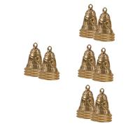 jojofuny 4 Set Campanelle Artigianali per Il Fai da Te Rintocchi di Campane Appese Decorazione Campane Artigianali Decorazioni A Campana del Lega di Zinco 6 Pezzi*4