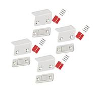 jojofuny 4 Set Chiusure Magnetiche per Porte Armadio Senza Foratura Acciaio Resistente Facili da Installare Adatte per Mobili Armadi e Piccoli Contenitori Design Invisibile e Colori