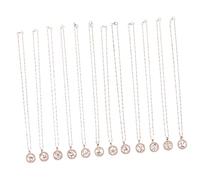 jojofuny 4 Set Collana Dello Zodiaco Collana Di Costellazioni Da Donna Regali Di Astrologia Per Le Donne Di Gioielli Dello Zodiaco Collana Da Donna Lega 12 Pezzi * 4