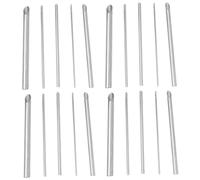 jojofuny 4 Set Taglierino per Argilla Cerchi Circolare Perforatore per Ceramica Utensile per Tagliare Il Filo di Argilla Clay Cutters Attrezzo Pugni Silver Acciaio Inossidabile 5 Pezzi * 4