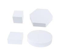 jojofuny 4pezzi Geometric Photo Props Chic Foams for Jewelry Cosmetics and Food Photography Multi-functional Decorative Geometric Stand for Professional Product Display