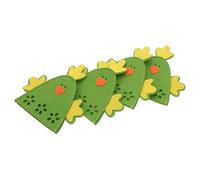 jojofuny 4pezzi Sacchetti Protettivi Per Uova Di Pasqua Coperture Decorative Forma Di Pulcino Per Decorazioni Festive e Feste Di Risparmio Spazio e Riutilizzabili