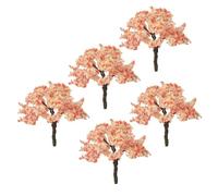 jojofuny 5 Pezzi Alberi in Metallo per Decorazione Micro-paesaggistica Design Realistico e Finitura Delicata per Micro Paesaggi e Addobbi Natalizi
