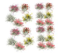 jojofuny 5 pezzi Cluster Vegetazione in Miniatura Leggera e Durevole per Diorama Paesaggio Ferroviario Giardino Fatato e Micro Paesaggio