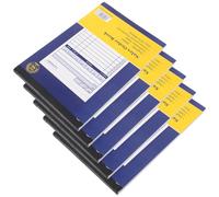 jojofuny 5 Pezzi Libro Ordini Acquisto Libro delle Ricevute 2 Parti in Carta Blocco per Scrittura, Portatile e Compatto, per Gestione Ordini in Ufficio, Piccole Imprese e