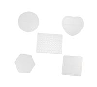 jojofuny 5 Pezzi Stampi Silicone per Sottobicchieri Resina Forme Mosaico Irregolari Decorativi per Diy Facili da e Riutilizzabili per Regali e Decorazioni Personalizzate