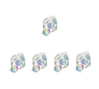 jojofuny 5 Rotoli Adesivi Thank You per Sigillatura Pacchi Alimentari e Dolci Rotondi con Design a e Motivi Floreali Etichette Decorativi per Buste Sacchetti e Regali