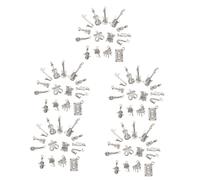 jojofuny 5 Set Accessori Della Serie Musicale Violino Chitarra Note Strumenti Musicali Carini Creativi Fai Da Te Gioielli Fatti A Mano Piccoli Ciondoli Collana Con Note Musicali 15 pezzi*5