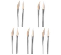 jojofuny 5 Set Coltello Agata Brunitore per Polacco Attrezzo Utensili Gioielli Attrezzi Strumenti di Lucidatura Strumento di Brunitura Acciaio Inossidabile 2 Pezzi * 5