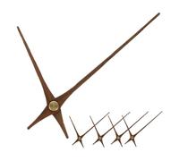 jojofuny 5 Set di Lancette per Orologi in Legno Kit Fai da Te per La Creazione di Orologi da 12 Pollici - Lancette di Ricambio per Un Movimento Stabile Progetto Didattico E Artigianale