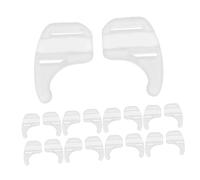 jojofuny 50 Paia Gli Occhiali Di Fermo Ganci Per Le Orecchie in Silicone Impugnature Per Orecchie Per Occhiali White