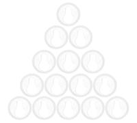 jojofuny 50 Pezzi Appendiquadri Rotondi in Plastico per Cornici e Foto D'arte, Sicuri e Facili da Usare per Appendere Quadri in Soggiorno e Camera da Letto