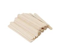 jojofuny 50 Pezzi Stecchi Ghiaccioli Legno Naturale per Lavoretti Diy Bastoncini Artigianali Lisci Odore per Scuola e Feste Creative