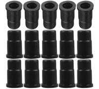 jojofuny 50 Pezzi Tappo in Gomma per Rotelle Prese per Rotelle Presa dello Stelo della Ruota Orientabile Rotelle per Maniche Prese per Mobili con Rotelle Black Addominali