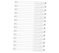 jojofuny 50 Pezzi Tubi Trasparenti Ricaricabili Portapenne in Plastica per Refill Gel e Accessori Cancelleria Scuola e Ufficio Design Compatto e Leggero