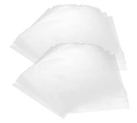 jojofuny 50pezzi Custodie Protettive per Dischi in Vinile Custodie Trasparenti Autoadesive per Dischi in Vinile Protezione e Digitali