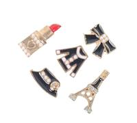 jojofuny 50pezzi Gocce Olio in Per Decorazioni Borse Fai Da Te Gioielli Accessori Parti Creative Vestiti Cappelli Scarpe Creazioni Moda Amici Familiari Artigianato Progetto