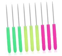 jojofuny 50pezzi Punteruoli da Cucito Strumenti per Cucire e Patchwork Aghi per Tracciatura e Quilling Durevoli e Facili da Usare Misti di Rosa Verde Giallo