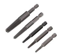 jojofuny 5pezzi Estrattore Viti Danneggiate Resistente Professionale Per Bulloni Spanati Con Punta Esagonale Compatibile Trapani Portatile e Versatile Per Viti e Bulloni Rotti