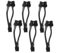 jojofuny 6 Adattatori Alimentazione Gpu 6 Pin A 8 Pin Prolunga Splitter Y Pcie Per Schede Grafiche Alimentazione Per Schede Video Per Computer