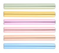 jojofuny 6 Pezzi Cappucci per Penna Unghie in Acrilico Opaco Resistenti alla Luce, Pratici e Decorativi per Manicure, Set da 6 Colori per Protezione e Sigillatura