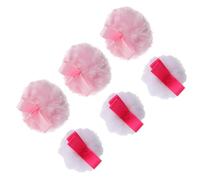 jojofuny 6 Pezzi Spugnette per Cipria Morbide e Rotonde in Cotone, Sensazione Delicata e Adatte per Trucchi Femminili, Perfette per Make Up Viso Quotidiano Colore Casuale
