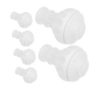jojofuny 6 Pezzi Testa Decorazione per Bastoni delle Tende Eleganti Terminali per Tende Coprenti per Asta Decorativa per Interni Facile Installazione e Materiale Resistente Design Raffinato