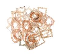 jojofuny 60 Fogli Carta Scrapbooking Vintage con Cornici Decorate in Rilievo Carta Base per DIY Album Fotografici e Biglietti Fatti Mano Materiali per Decorazione Creativa e Origami