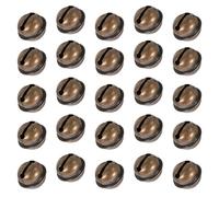 jojofuny 60 Pezzi Ciondoli Natalizi in Bronzo Campanella da 22Mm Ornamenti Decorativi per Albero e Portachiavi Campanelle a Suono Nitido per Festa e Decorazioni Natalizie