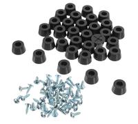 jojofuny 60 pezzi Gommini Antiscivolo per Gambe Sedie e Mobili in Resistente con Protezione Pavimenti per Sedie Tavoli e Scrivanie Compatibili Gambe Rettangolari e Rotonde