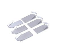jojofuny 6pezzi Ganci Adesivi Acciaio Inossidabile Per Muro Foratura Per Asciugamani Cappotti Borse e Chiavi Design Moderno e Resistente Per Cucina e Bagno