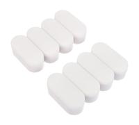 jojofuny 8 Pezzi Cuscinetti Paracolpi Copriwater in Tpe 19mm, Accessori Ammortizzanti per Sedile Wc Silenziosi e Antiscivolo, Distanziatori Rialzati per Bagno Adatti a Famiglie e