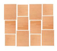 jojofuny 80 Pezzi Listelli in Legno Massello per Decking Barca Modello Miniatura, Design Facile da Montare, Adatti per Barche in Miniatura e Case delle Bambole, Applicazione Versatile