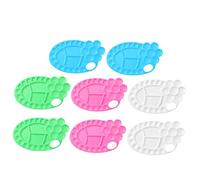 jojofuny 8pezzi per Mescolare Pigmenti in Plastica Vassoio per Pigmenti da per Pittura Portatile Adatta per Acquerello Olio