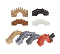 jojofuny 8pezzi Ponte Delle Fiabe in Miniatura in Resina Piccolo Ponte Ad Arco Per Accessori Da Giardino Per Case Delle Bambole Accessori Decorativi Per Giardini Esterni e Micro Paesaggi