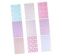 jojofuny 9 Pezzi Pelle di Pasqua Materiale Fabbricazione Orecchini Che Fanno Accessorio Kit Make up Trousse Make up addobbo Pasquale frammento di Tessuto scheggia di Cuoio Pelle Sintetica