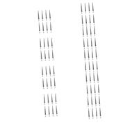 jojofuny 9 Set Accessori per Rivetti Fai da Te Materiale per Lavoretti Punte Metallo Picchi Punk Rivetti per Cuoio Adornare Punta Fai da Te Borchia A Punta Lega Silver 8 Pezzi*9
